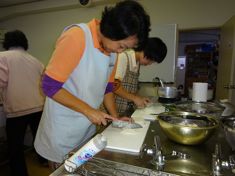 料理中